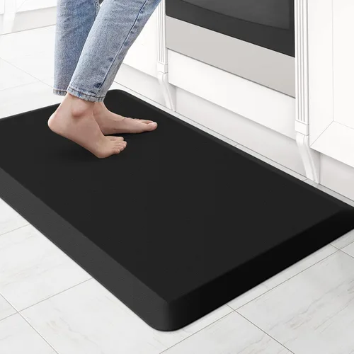 Vista 33 de KitchenClouds Alfombra de Cocina Acolchada Anti Fatiga 17.3"x28" Impermeable, Antideslizante, Alfombras de Pie y Comodidad para Escritorio/Piso