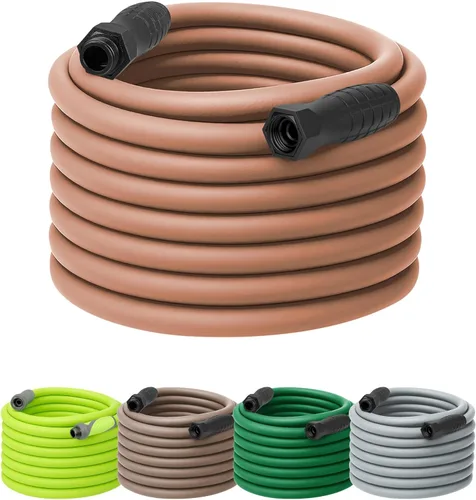 Vista 38 de Flexzilla - Manguera de jardín con mango giratorio, 5/8 pulgadas x 100 pies, manguera de agua ligera para todo tipo de clima, resistente y flexible