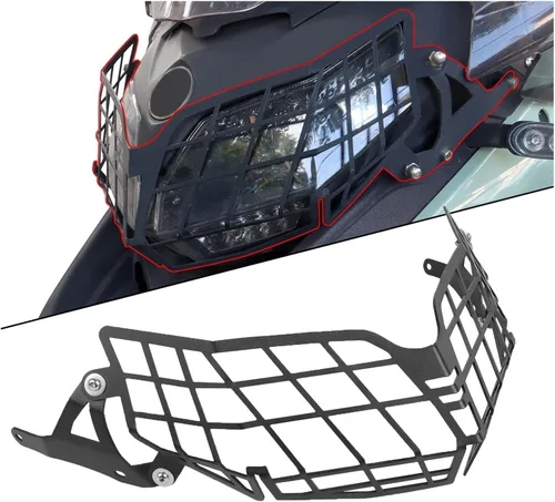 Vista 2 de Protector de faros delanteros para B&enelli para Trk 502 502X TRK502 TRK502X 2018-2021 2020 protector de luz de cabeza de motocicleta, protector