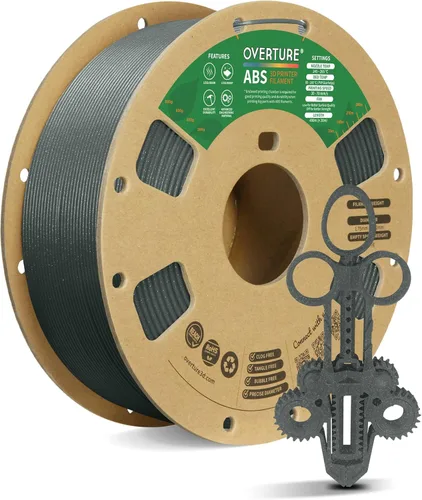Vista 16 de OVERTURE Filamento ABS 1.75mm, Filamento para Impresora 3D de Alta Resistencia y Resistente al Calor, Baja Deformación, Excelente Durabilidad, ABS