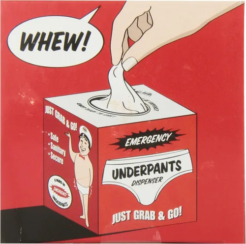 Vista 3 de Archie McPhee Accoutrements - Dispensador de calzoncillos de emergencia
