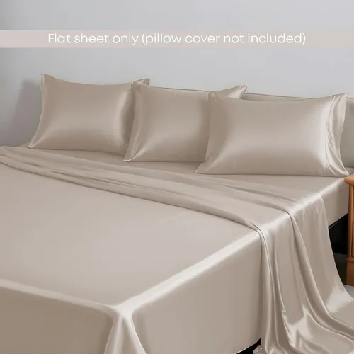 Vista 40 de Linenwalas - Sábana bajera de bambú, con bolsillo profundo, elástico y seguro, ropa de cama suave y refrescante perfecta para el cuidado de la piel