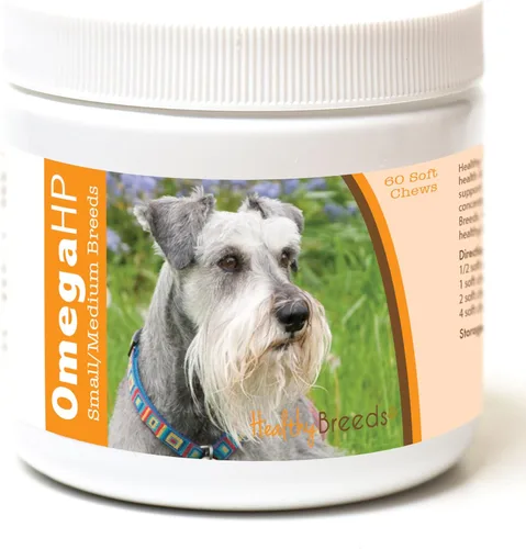Vista 173 de Healthy Breeds Siberian Husky Omega HP - Masticables suaves para piel y pelaje, 90