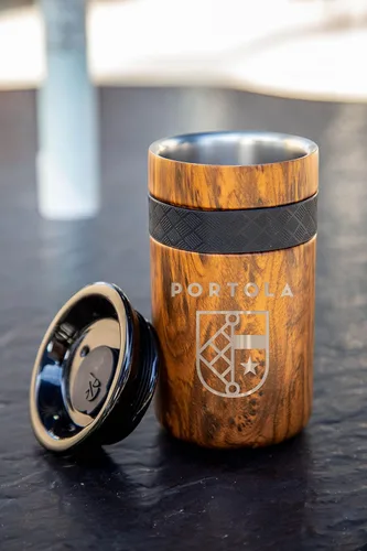 Vista 8 de Personalized Insulated Stainless Steel Coffee Tumbler 16oz and 12oz with Ceramic Lid - Premium Quality Double Wall Vacuum Elemental Tumbler - BEST