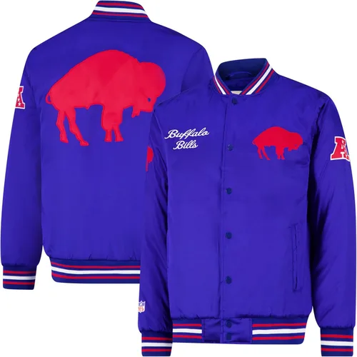 Vista 31 de Ultra Game Chaqueta de satén oficial de la NFL Supreme Heritage para hombre