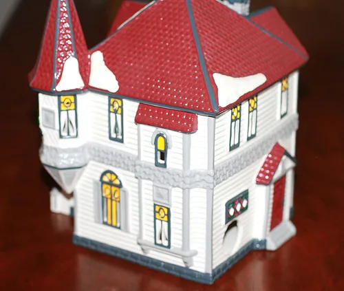 Vista 7 de Dept 56 La reina original del pueblo de las nieves Anne Victorian