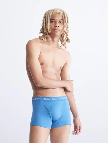 Vista 2 de Calvin Klein paquete de 7 calzoncillos clásicos de algodón para hombre
