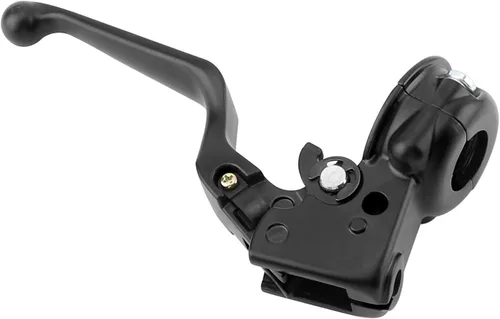 Vista 3 de M MATI Palanca de embrague y soporte de percha de montaje con conjunto de soporte negro para Harley Davidson Sportster 883 1200 Softail Dyna Electra