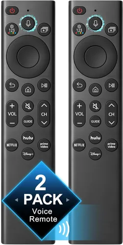 Paquete de 2: reemplazo remoto por voz para control remoto Samsung-TV, compatible con todos los televisores inteligentes Samsung Frame Neo QLED UHD