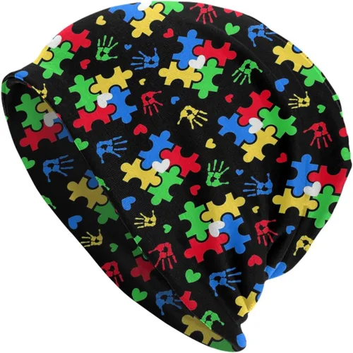 Vista 21 de Gorro holgado y holgado para quimioterapia, gorro de cáncer, gorro de punto, bufanda, gorro de noche para mujeres y hombres