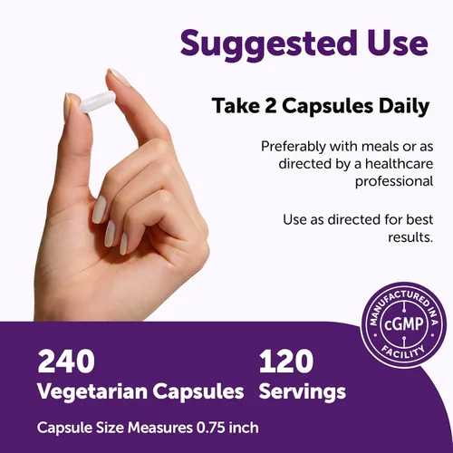 Vista 3 de Micro Ingredients NAC with NAD+ 1,000 mg Per Serving, 240 Vegetarian Capsules 2-in-1 N-Acetyl-L-Cysteine with Nicotinamide Adenine Dinucleotide