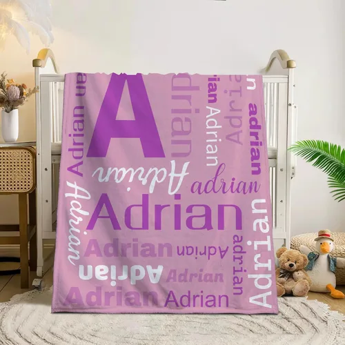 Vista 11 de Manta de bebé personalizada, Manta de bebé personalizada con nombre, manta de bebé personalizada con nombre, manta de bebé personalizada para bebé