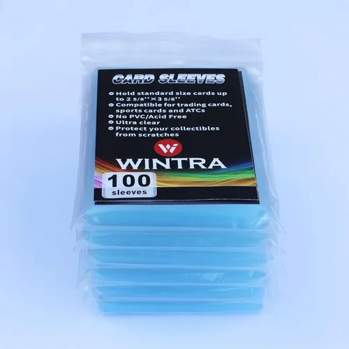 Vista 6 de 800 fundas ultra transparentes para tarjetas de centavo, protectores suaves de 2-5/8 x 3-5/8 pulgadas para tarjetas de béisbol y otras tarjetas