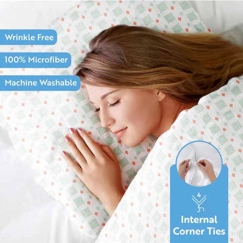 Vista 238 de Linen Market Funda de edredón individual para cama individual – Experimenta una comodidad similar a un hotel con una suavidad inigualable