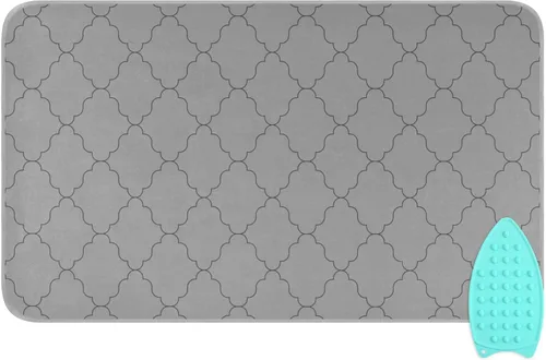 Vista 10 de Alfombrilla de planchar y almohadilla magnética resistente al calor, manta de planchado portátil de viaje, fundas para tabla de planchar de 27.6 x