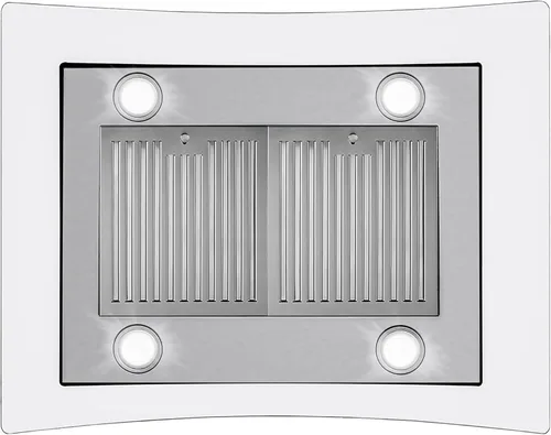Vista 8 de COSMO COS-668ICS750 30 pulgadas Lumin Collection 380 CFM Campana extractora para isla con conductos, controles de toque suave, luces LED, acero