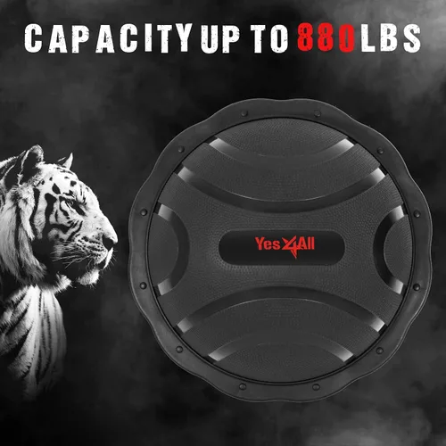 Vista 6 de Yes4All 880LBS Half Ball Balance Trainer, Pilates Balance & Stability Ball for Exercises, Home Gym, Floor & Full Body Workouts