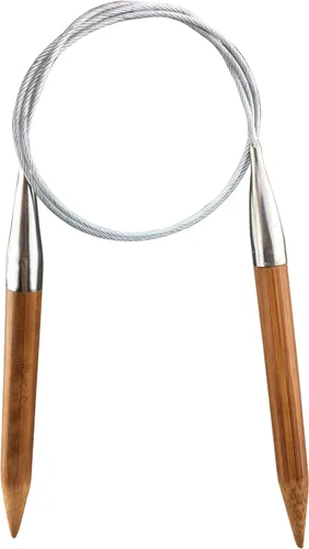 Vista 8 de Weabetfu - Aguja de tejer circular de bambú, longitud de 32 pulgadas para proyectos de tejido creativo hecho a mano, DIY y cualquier tipo de hilo