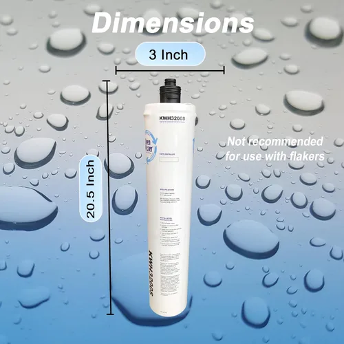 Vista 3 de KleenWater KWH3200S Compatible con Hoshizaki 4HC-H H9655-11 Filtro de agua comercial