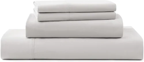 Vista 17 de UGG Juego de sábanas de lujo de 3 piezas, tamaño individual, refrescante, con bolsillos profundos, ropa de cama de alta calidad con 1 funda de Gris