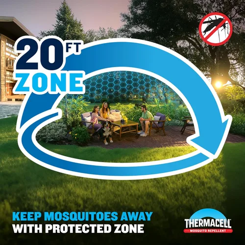 Vista 6 de Thermacell Recambios recargables para repelente contra mosquitos; Fórmula repelente avanzada que proporciona una zona de protección de 20 pies