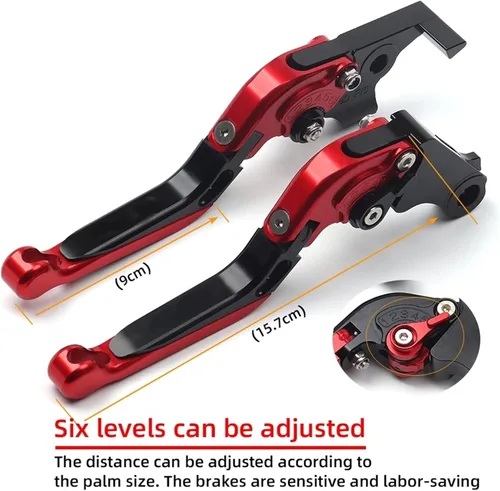 Vista 2 de DOUKI Para Yamaha XJ6N XJ6 Diversion 2009 2010 2011 2012 2013 2014 2015 palanca de embrague de freno de motocicleta ajustable extensible plegable