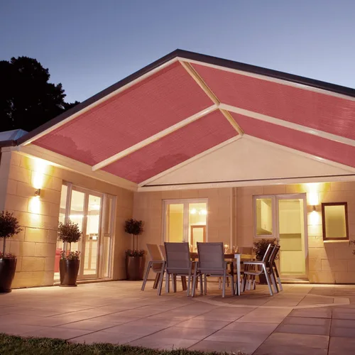 Vista 7 de E&K Sunrise - Toldo rectangular de 16 x 30 pies, con ojales de anillo en D, bloqueo UV, para pérgola, patio trasero, jardín, terraza (rojo)