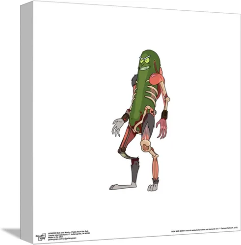 Vista 9 de Trends International Gallery Pops Cartoon Network Rick and Morty - Póster de pared de Pickle Rick Rat Suit de pared, 12 x 12 pulgadas, versión