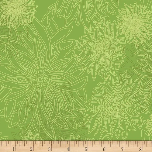 Vista 7 de Art Gallery Fabrics Galería de Arte Elementos Florales Tela Haze Azul Aqua