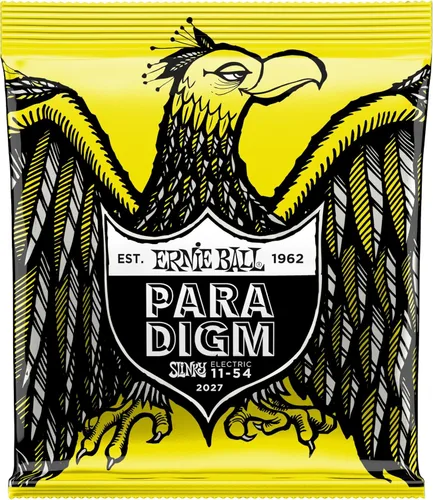 Vista 11 de Ernie Ball 2015 Paradigm cuerdas de guitarra eléctrica, parte superior ceñida, parte inferior gruesa