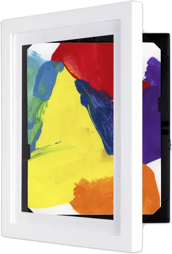 Vista 17 de Dynamic Frames Li'l Davinci Armario de arte, almacena hasta 50 piezas de arte de 8.5 x 11 pulgadas, dimensiones exteriores del marco de madera