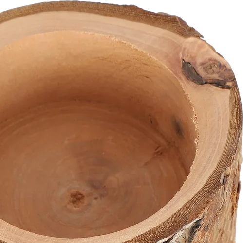 Vista 9 de Gloglow Tazón de alimentación para mascotas para hámsters y chinchillas, construcción de madera de manzano duradera, uso versátil para alimentos