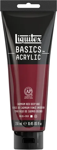 Vista 22 de Liquitex - Pintura acrílica BASICS, tubo de 4 oz, color rojo primario