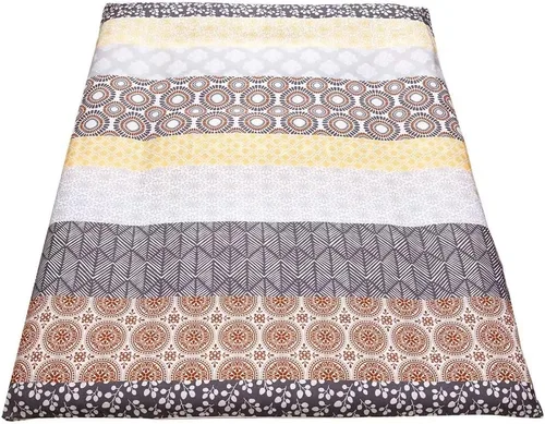 Vista 28 de Funda de futón 100% algodón lavado con cremallera para colchón de futón japonés, súper suave y lavable a máquina, tamaño individual