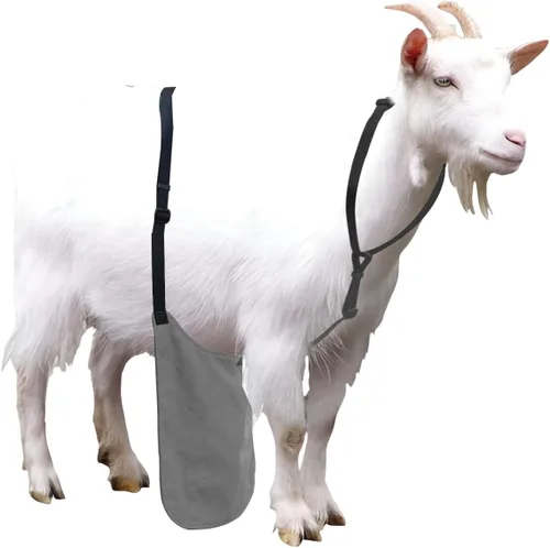 Vista 7 de Anti Breeding Buck Delantal Anti Apareamiento Falda con Correa de Pecho para Cabras Ovejas