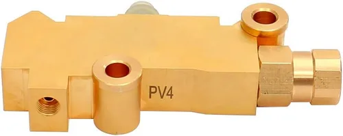 Vista 3 de PV4 172-1361 Válvula dosificadora de latón freno de disco/disco, válvula de combinación de dosificación compatible con Ford Chevy Mopar