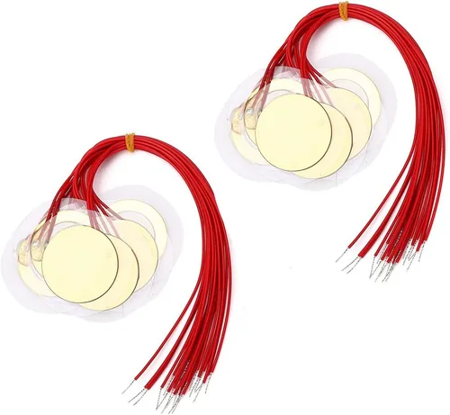 Vista 5 de 20 unidades de 1.378 in precableado elementos piezoeléctricos zumbador sonda sensor de disparo disco de tambor