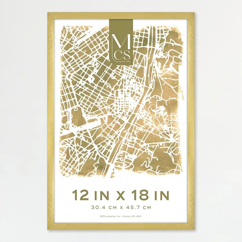 Vista 16 de MCS Edgeline - Marco de póster de metal, para arte de pared, carga trasera, 16 x 24 pulgadas, color negro