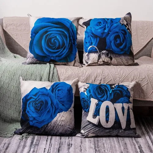 Vista 20 de Fundas de almohada rosa y negras de 18x18, juego de 4, fundas de almohada de mármol abstracto dorado para sofá, cojín de textura líquida moderna