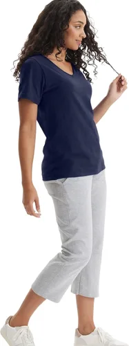 Vista 6 de Hanes Women's Nano Premium Cotton V-Neck T-Shirt Pack