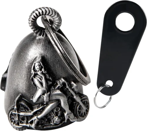 Vista 12 de GARGOYLE BELLS Campanas de motocicleta para motociclista de buena suerte, campanas de guardián, accesorio de motocicleta para la suerte