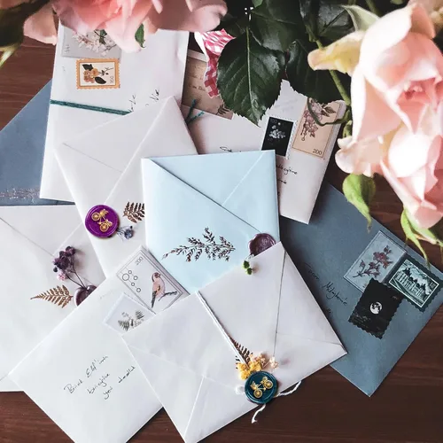 Vista 5 de Sello de sellado de cera de bicicleta, cabeza de sello de cera de latón de 1 pulgada con mango de madera, sello de cera de bicicleta de flores