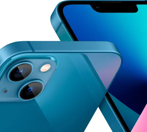Vista 4 de Apple iPhone 13, 256 GB, azul, desbloqueado (reacondicionado)