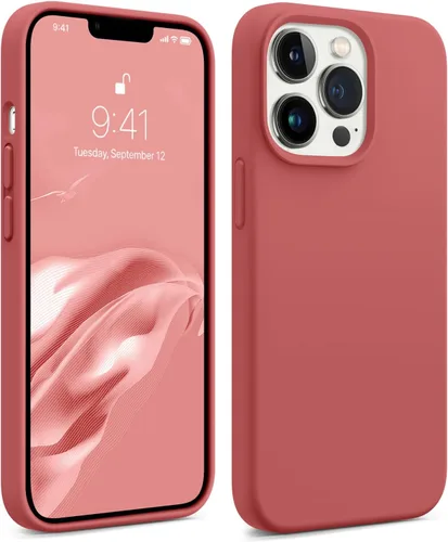 Vista 12 de AOTESIER Funda magnética para iPhone 13 Pro Max, compatible con MagSafe, protección militar a prueba de golpes, funda de silicona con forro de Verde