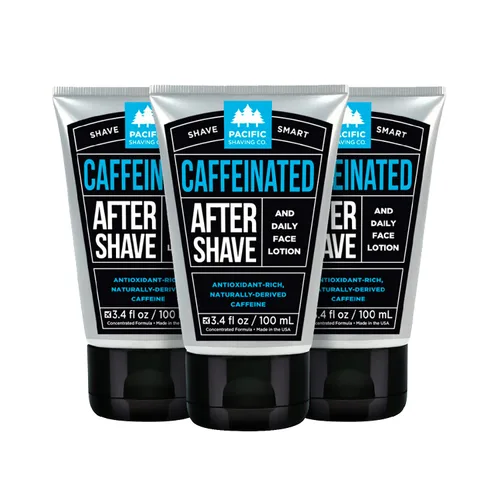 Vista 11 de Loción con cafeína para después de afeitarse marca Pacific Shaving Company, 3 oz, paquete de de 1