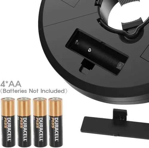 Vista 5 de Forlivese - Lámpara para sombrilla con 3 modos de brillo, inalámbrica, 28 luces LED a 200 lúmenes, alimentación de 4 pilas AA, luz de poste