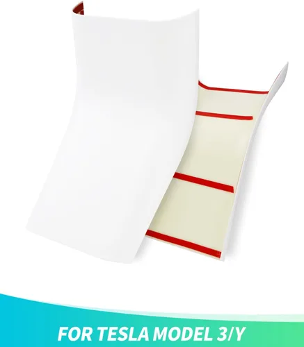 Vista 8 de Cubierta protectora anti patadas trasera para Tesla Model 3 2017-2023, salida de ventilación trasera anti patadas para aire acondicionado para Tesla