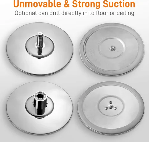 Vista 5 de SereneLife Professional Spinning Dance Pole, 45mm Portable Exercise Pole for Fitness – Durable Steel Build, Anti-Rust Finish, Suitable for Home