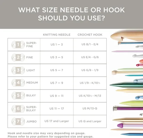 Vista 5 de Lion Brand Yarn (1 madeja) Go for Faux Thick & Quick hilo voluminoso, Baked Alaska