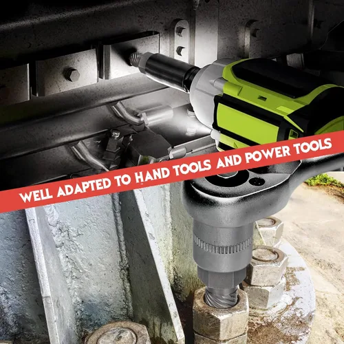 Vista 4 de Juego de 13 extractores de tornillos, cabeza hexagonal multi-estriada de fácil extracción, kit extractor de pernos para tornillos Allen dañados